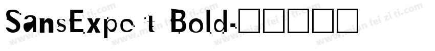 SansExpert Bold字体转换